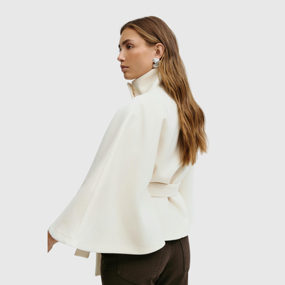 Rhoslyn | Belted Cape Jacket