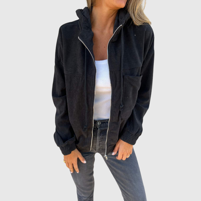 Elviana | Hooded Zip Jacket