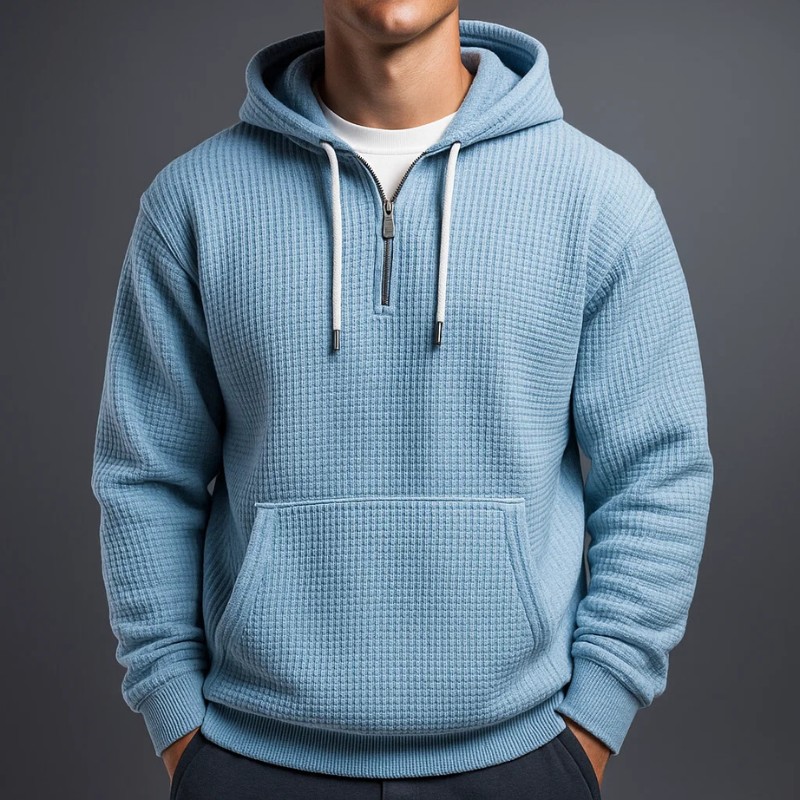 Rowan | MEN'S WAFFLE KNIT HOODIE