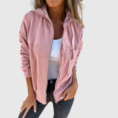 Elviana | Hooded Zip Jacket