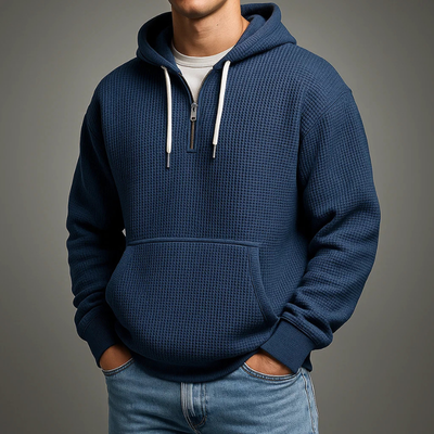 Rowan | MEN'S WAFFLE KNIT HOODIE
