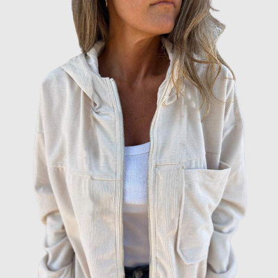 Elviana | Hooded Zip Jacket