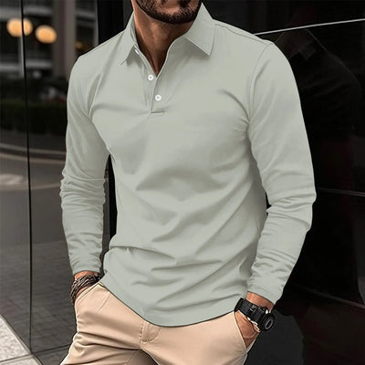 Ethan | Casual Long-Sleeved Polo