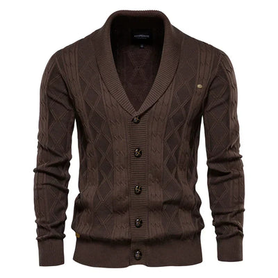 Corey | Men's button-up cardigan