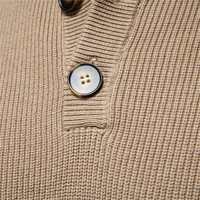 Aaron | Men's Sweater with button design