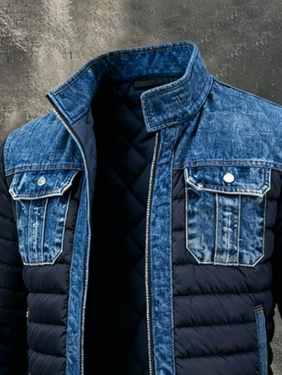 Fraser | Hybird Denim Quilted Jacket
