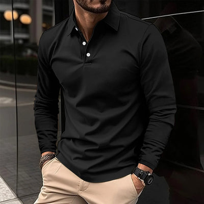 Ethan | Casual Long-Sleeved Polo