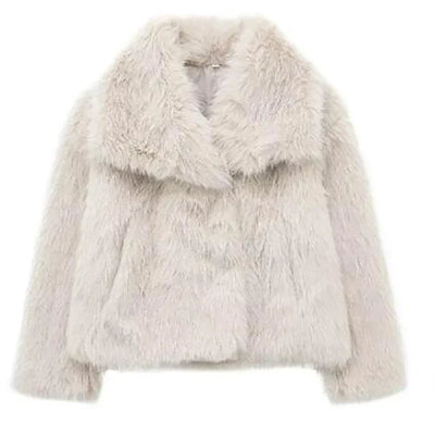 Charnotte | Women’s Chic Faux Fur Winter Jacket