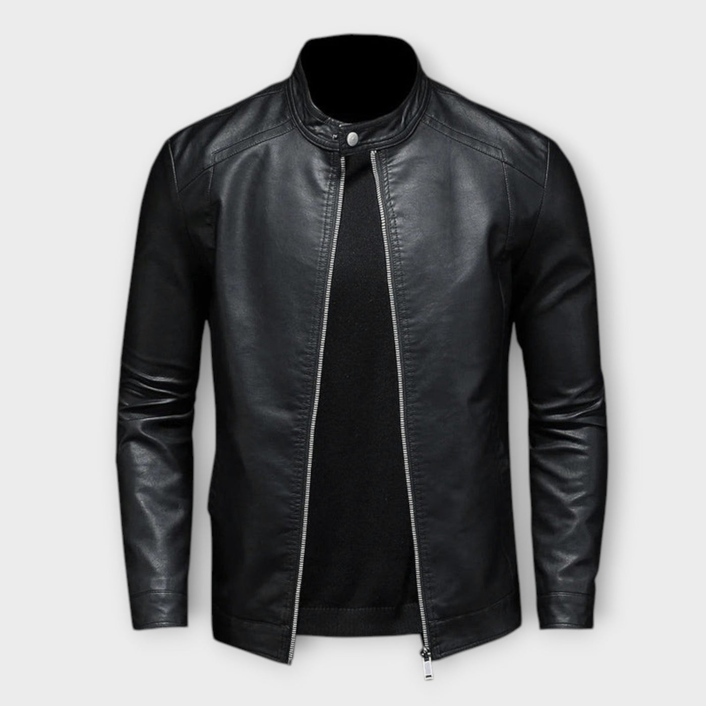 Harvey | Fitted Leather Jacket