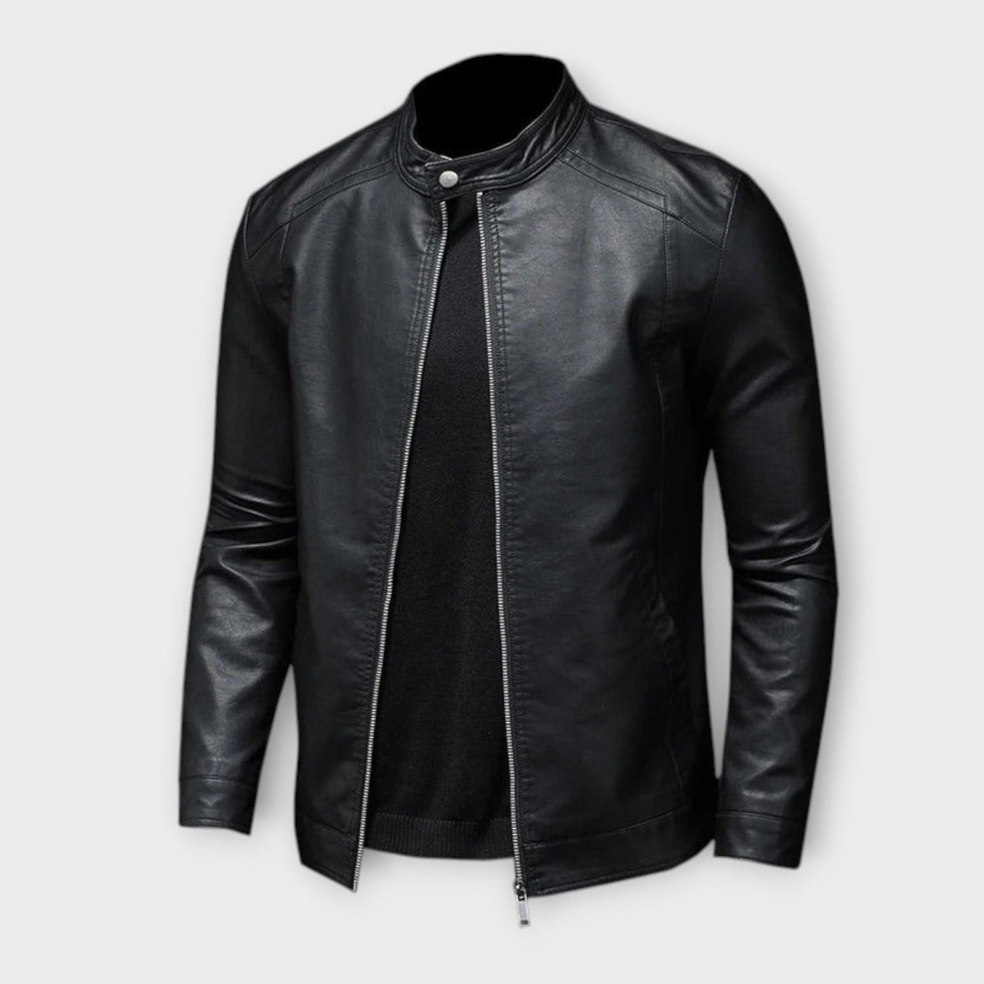 Harvey | Fitted Leather Jacket