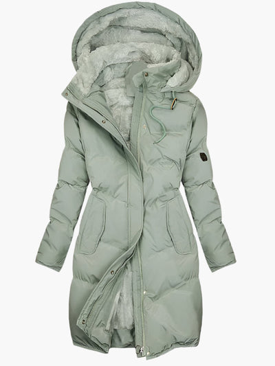 Artemis | Elegant Quilted Hooded Coat